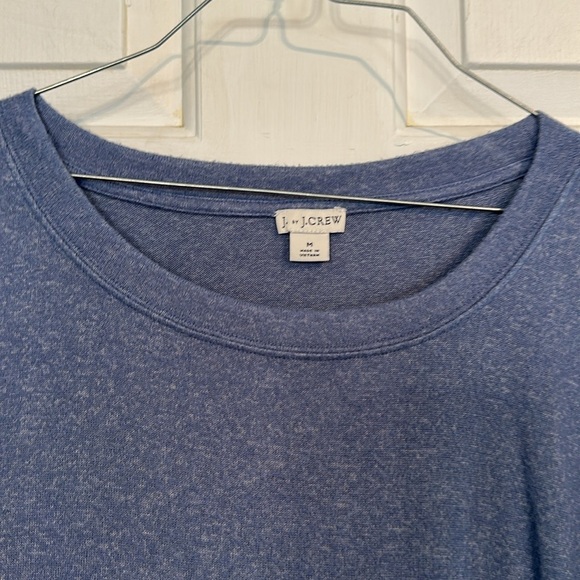 J. Crew blue long sleeve with tie front size medium - Picture 3 of 4